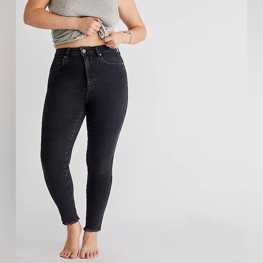 Free People High Rise Skinny Jean